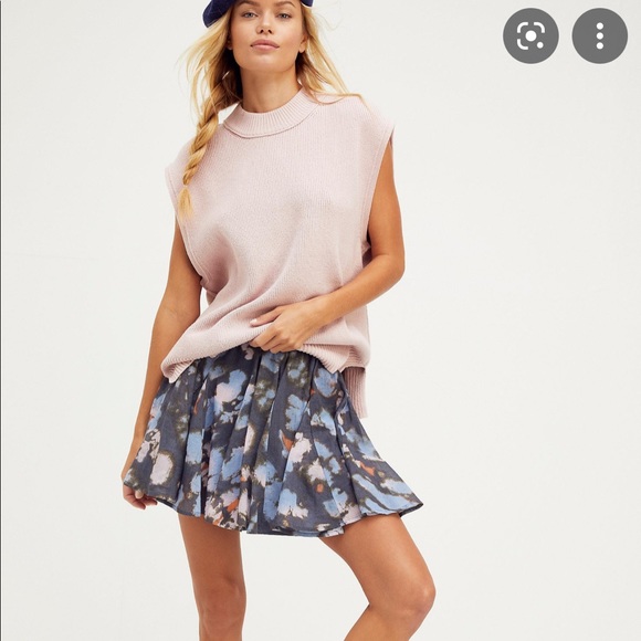 FREE PEOPLE “Sway My Way” Pull On Skirt in “Dark Combo” Print - Picture 2 of 9